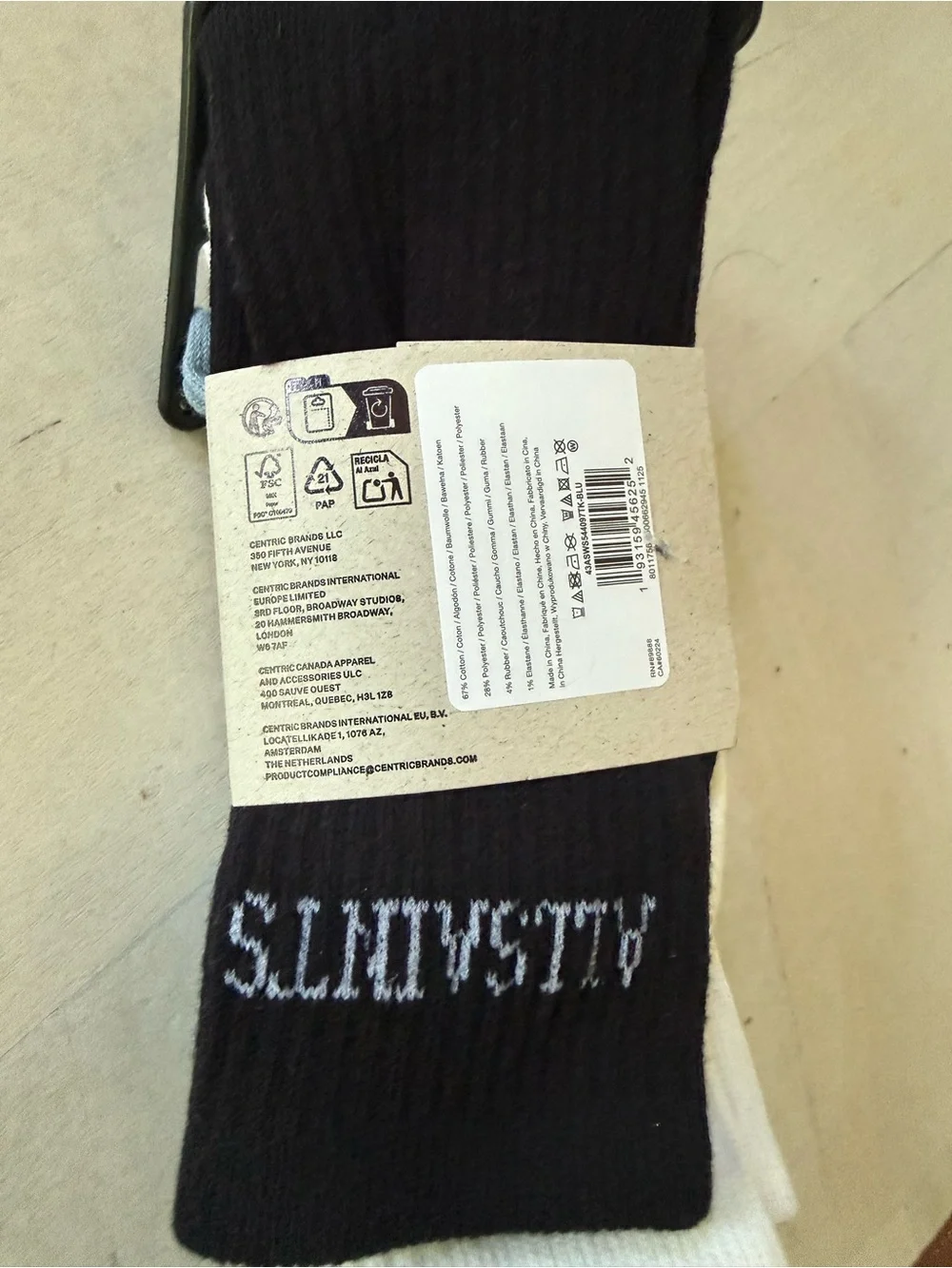 New All Saints  3 pack Crew Socks 🧦🧦🧦